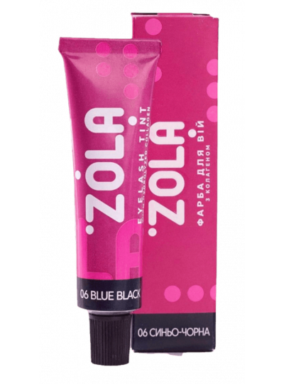 ZOLA - Eyelash tint met collageen: 06 Blue Black