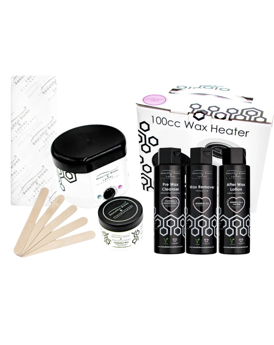 Beautiful Brows & Lashes – Complete Wax Kit