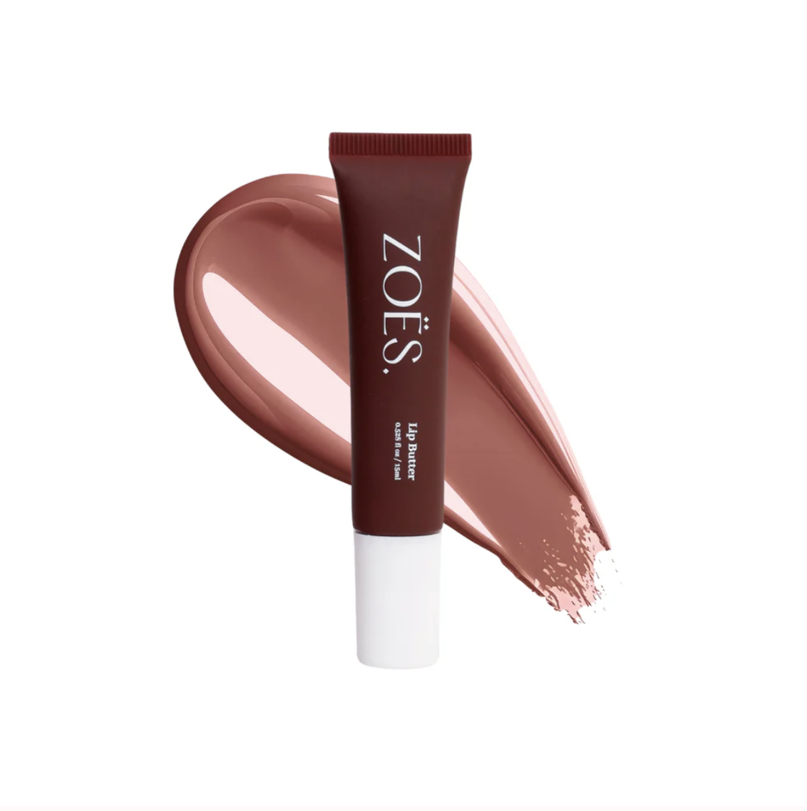 Zoes | Lip Butter Coffee 15ml | Hydraterende Lipverzorging met SPF 8 & High Shine