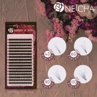 Neicha Bouquet of Rose lashes Mix - B Curl 0.06