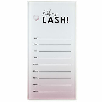 Luxe Lash Holder roze/wit - Oh My Lash!