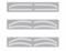 Airbrush Brow stickers (doorzichtig) 6 pair