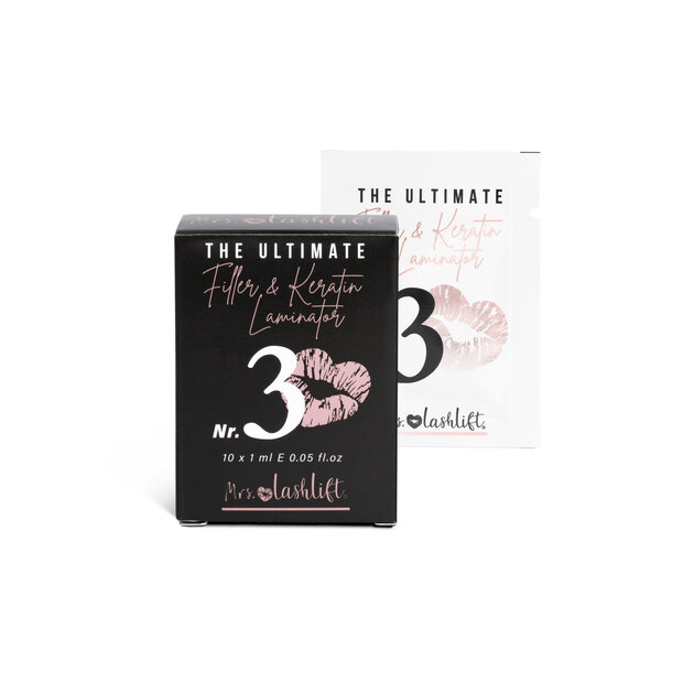 LET OP! exp. date verkeerd op de doosjes gedrukt!  Mrs. Lashlift PRO Conditioner Lotion No. 3 &ndash; Ceramide &amp; Niacinamide