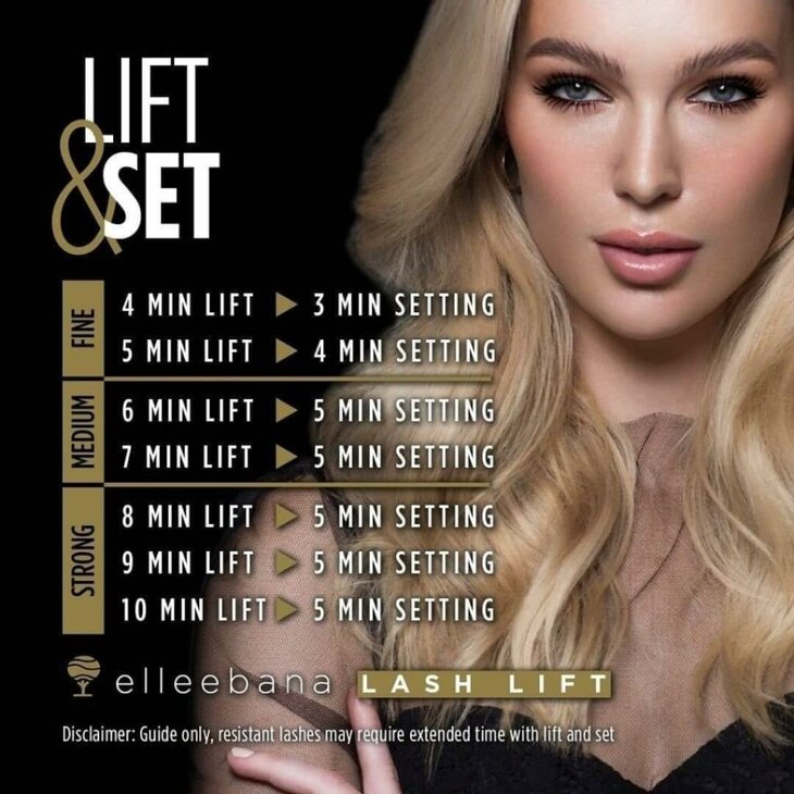 Elleebana One Shot Lash Lift Lotions 5 pack