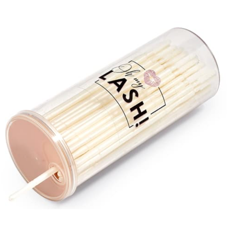 Oh my Lash Microbrush Cylinder Pearl White 