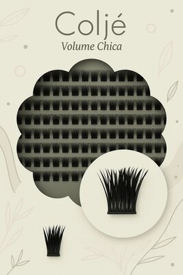Colje DIY Cluster Eyelashes – Volume Chica