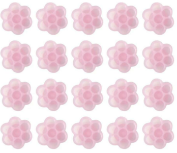 Pink Flower Glue Cup (10 stuks)