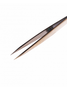 ZOLA PROFESSIONAL EYEBROW TWEEZERS GOLD (POINTED)